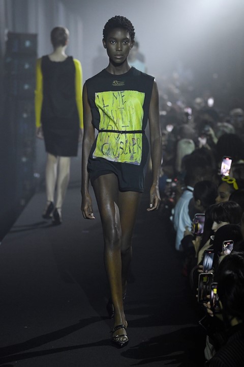 Raf Simons SS23 show at Printworks London 