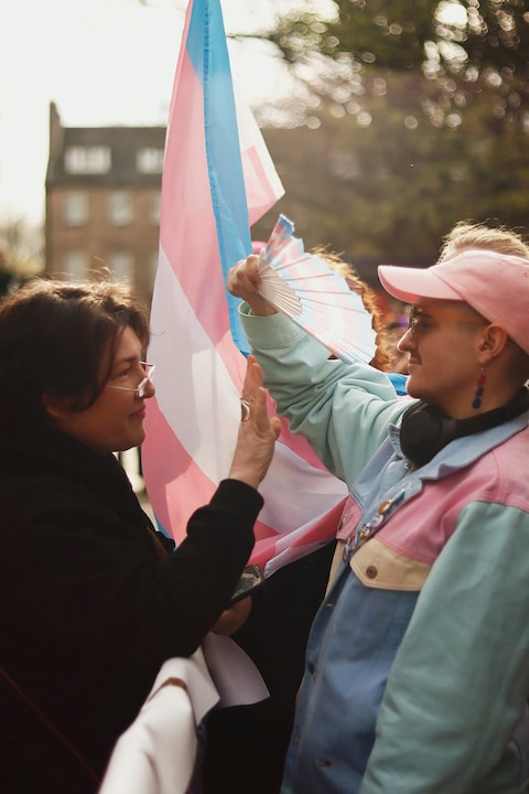 Edinburgh trans protest