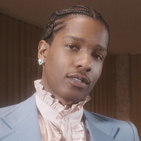 A$AP Rocky Went Full Cybergoth In a Leather Skirt