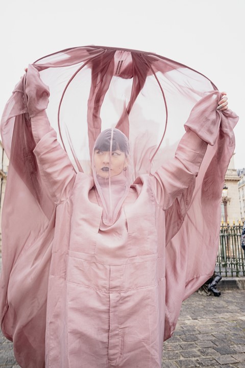 Paris Fashion Week AW24 street style Yu Fujiwara