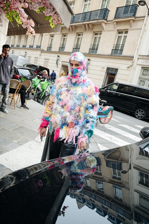 Paris Fashion Week AW24 street style Yu Fujiwara