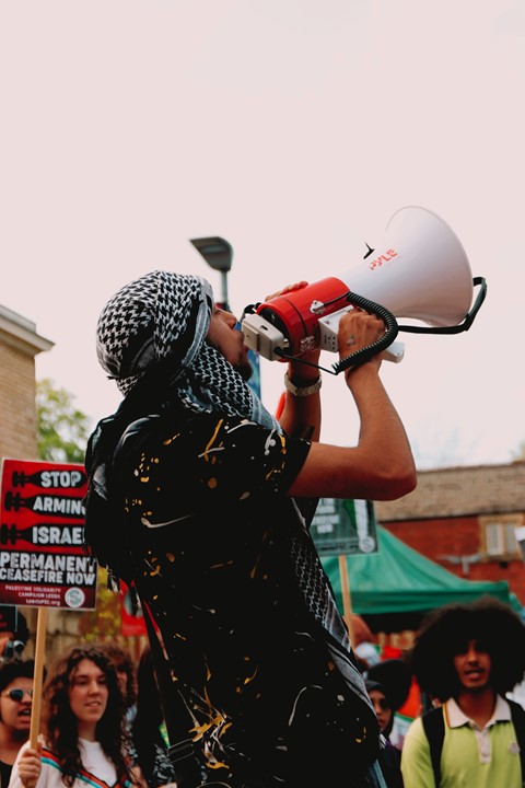 University of Leeds Palestine encampment