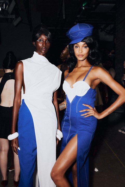 tolu coker ss25 london fashion week show jourdan dunn newgen