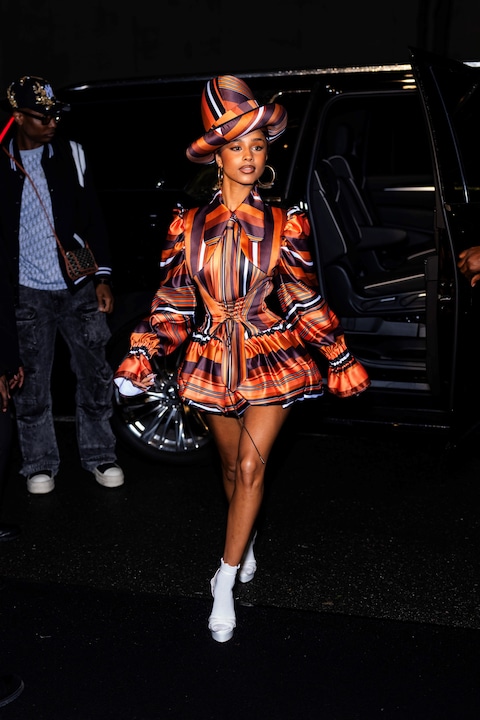 Pre-Met Gala pap walk