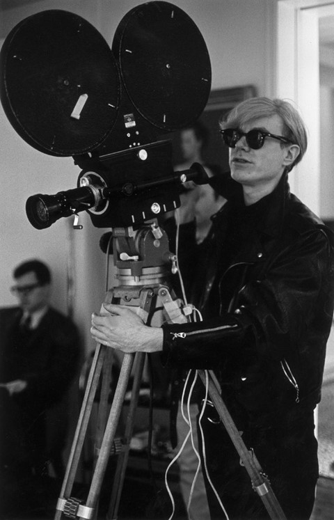 The Factory, New York, 1968. Andy Warhol filming &#39;