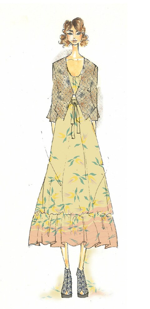 Exclusive design sketch: Suno Womenswear SS13 12