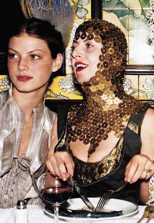 Angela Lindvall and Isabella Blow