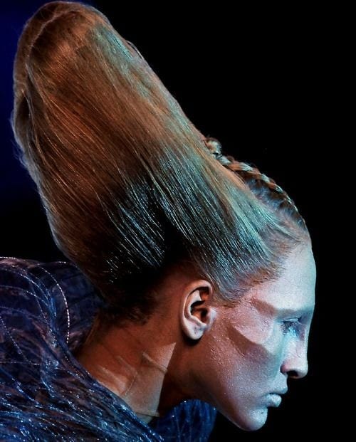 Alexander McQueen beauty looks, Dazed Digital 18