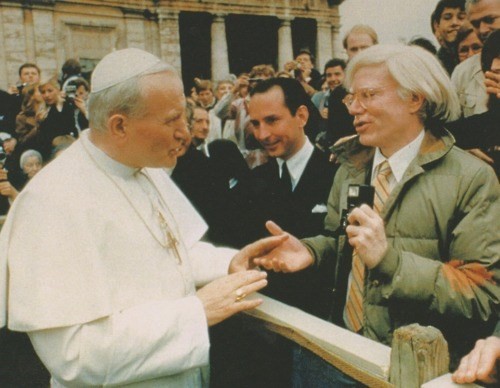 Andy Warhol and the Pope