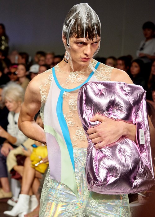 Galliano’s latest Margiela show was a co-ed, high-tech vision of the ...