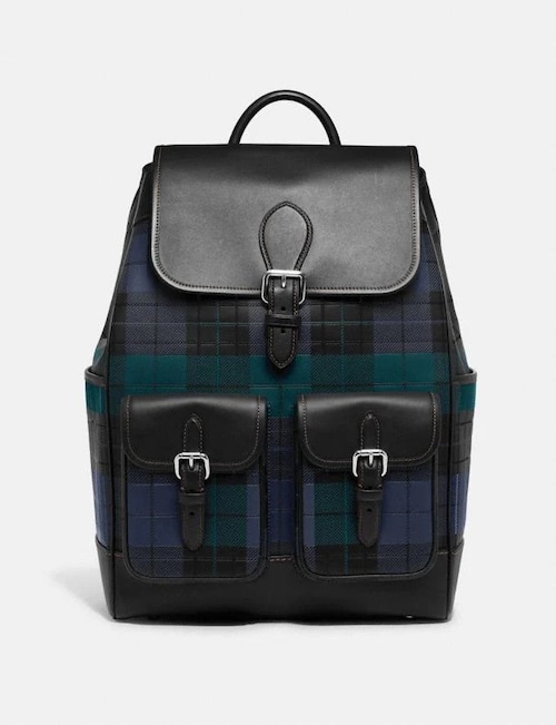 Frankie Backpack With Plaid Print
