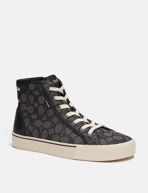 Skate High Top Sneaker In Signature Jacquard