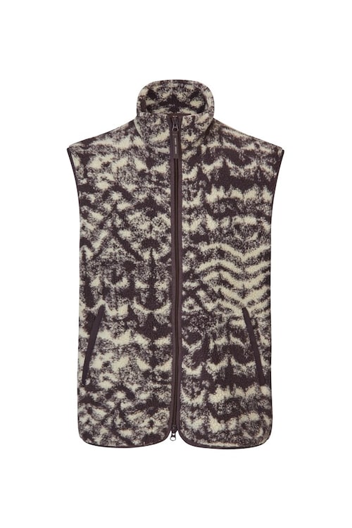 RUNE ZIP VEST AOP