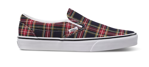 Slip-On - Plaid Navy