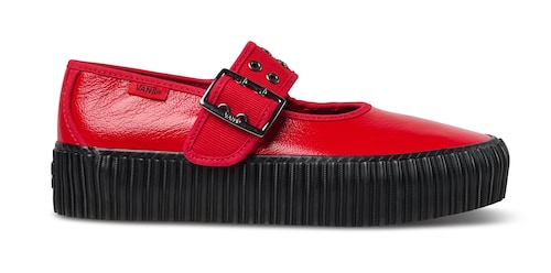 Mary Jane Creeper Shoe - Racing Red