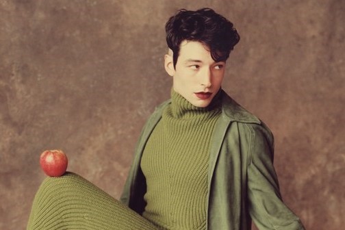 Why Ezra Miller wearing make-up for his GQ Style shoot is everything ...