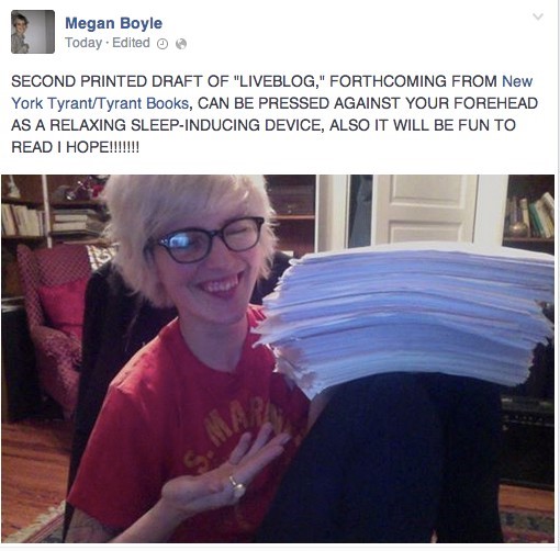 Megan Boyle Tyrant Books
