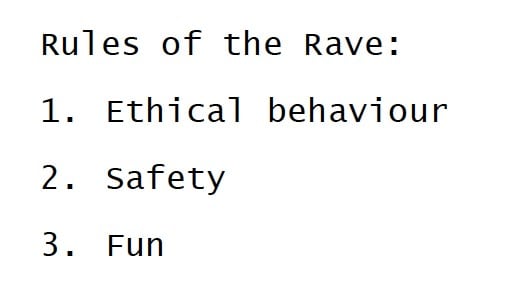 Rave Ethics 4