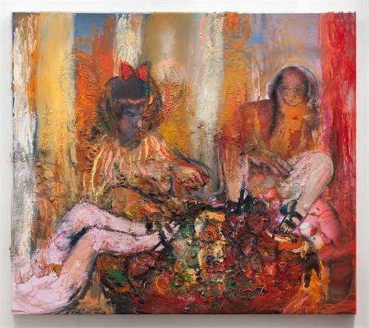 Secret Klubs, 2010 Acrylic medium, sand, spray pai 0