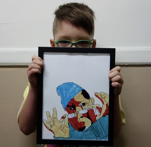 Yung Lenox, rap drawings, Dazed 6