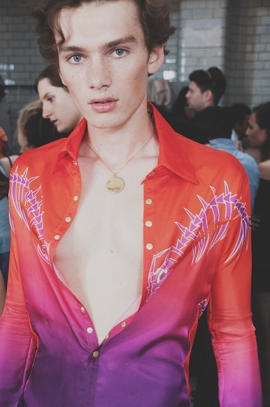 Backstage at Katie Eary SS15, Dazed