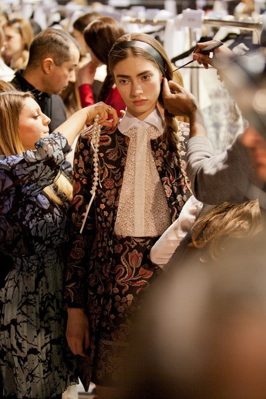 Marine Deleeuw at Valentino