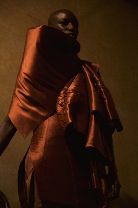 Backstage at Rick Owens SS15 2