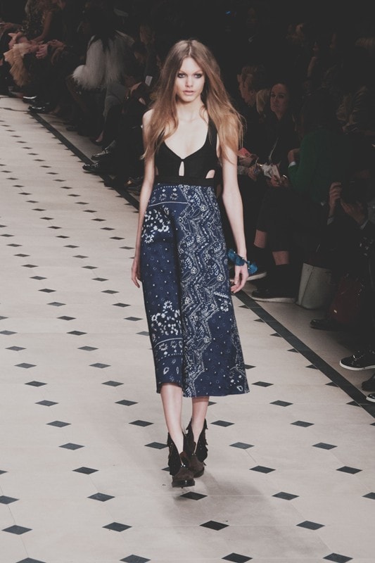 Annika Krijt (Elite) at Burberry AW15, Dazed new faces 10