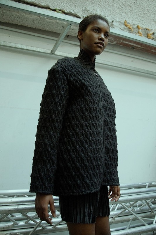 Amilna Estevao at Iris Van Herpen AW15, Dazed new faces 2