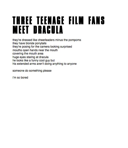 Three Teenage Film Fans meet Dracula Ana Carrete 12
