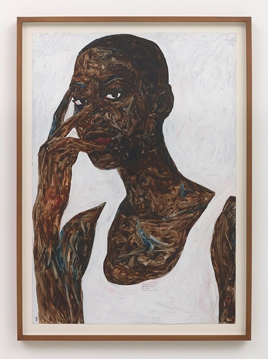 Amoako Boafo, “Looking Through Two Fingers” 18