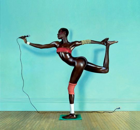 Grace Jones on the cover of ‘Slave to the Rhythm’