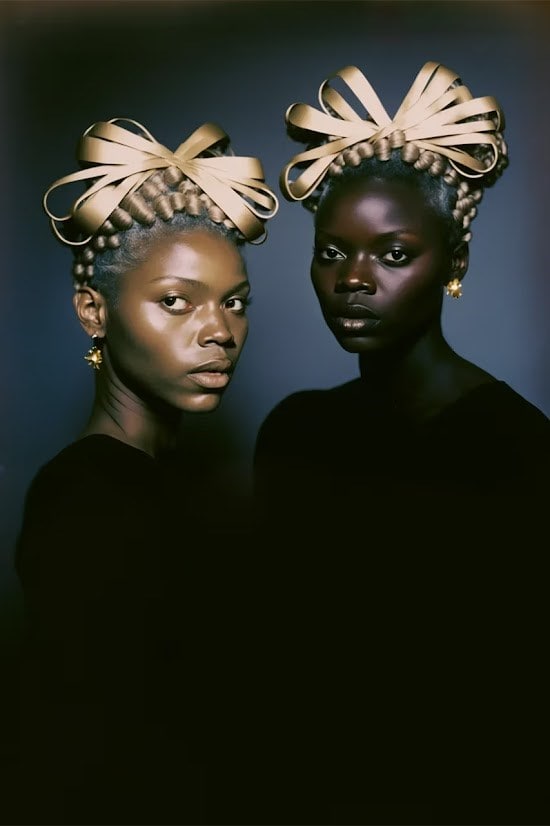 Minne Atairu. Blonde Braids Study II (2023). Court 1