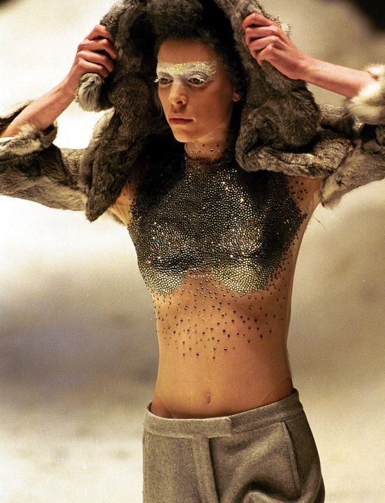 Alexander McQueen beauty looks, Dazed Digital 16