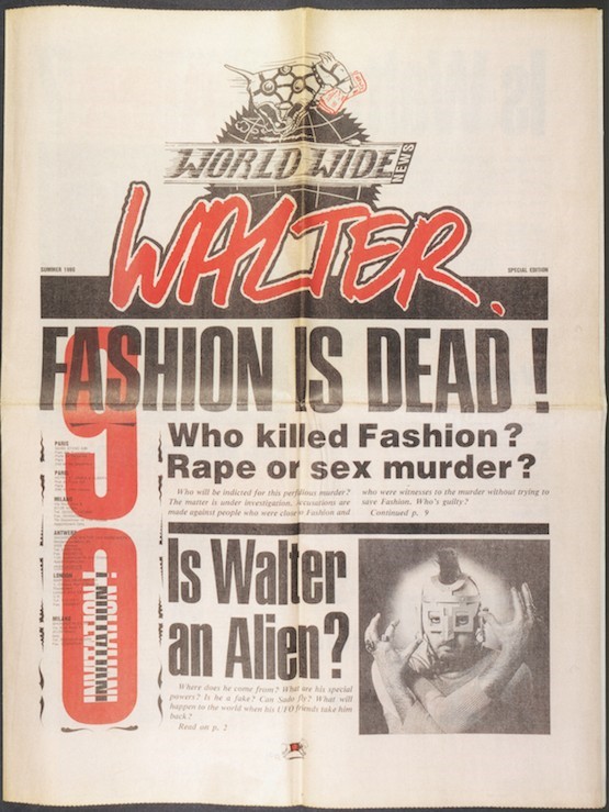 Walter Van Beirendonck &#39;Walter Worldwide News&#39; 