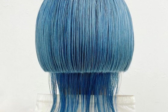 Gray Centered Blue Jellyfish Hair - wide 8