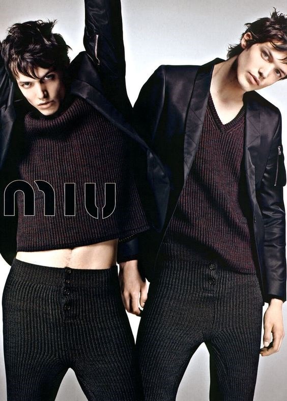 miu miu menswear campaign miuccia prada 1
