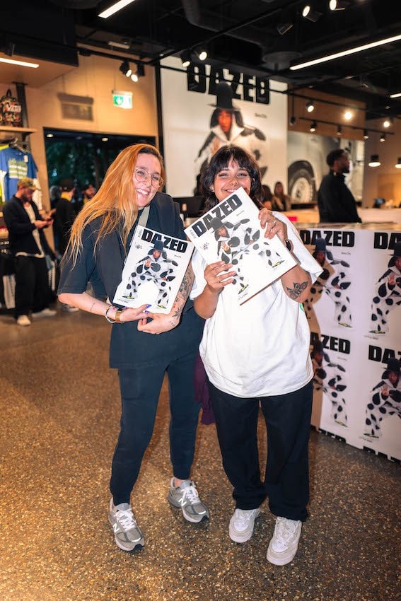 little simz vanz dazed signing oxford street london lfw 4