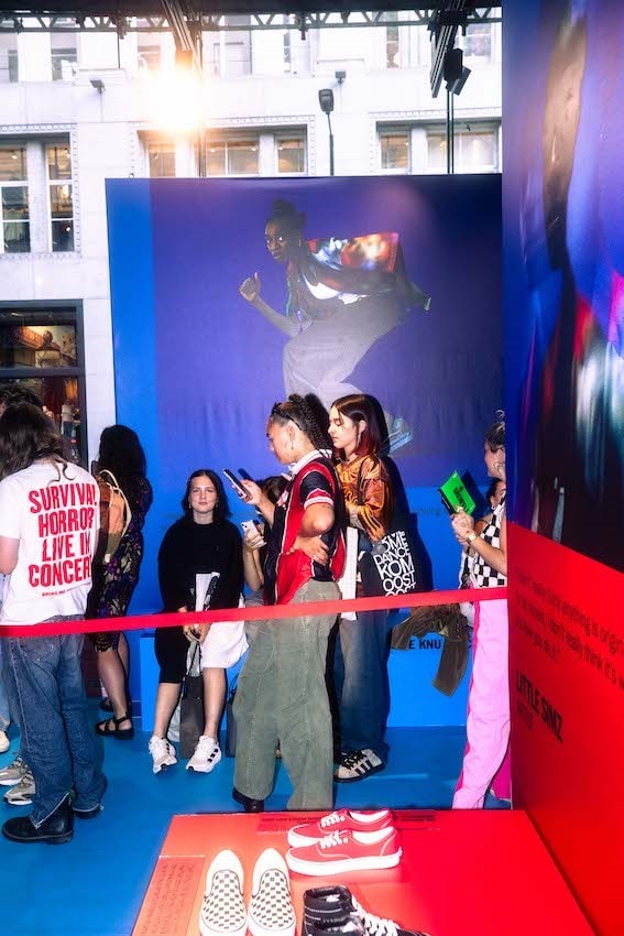 little simz vanz dazed signing oxford street london lfw 6