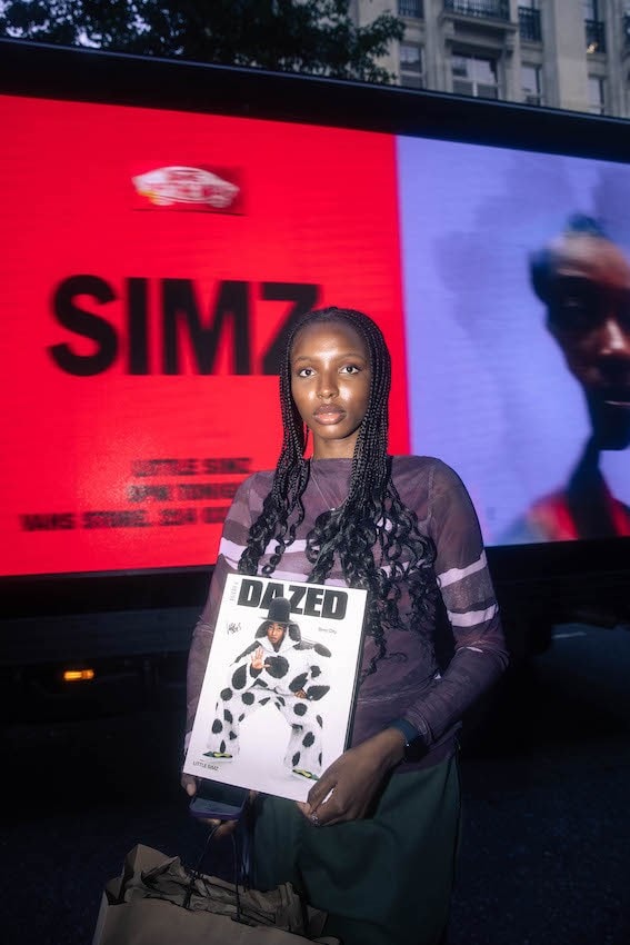 little simz vanz dazed signing oxford street london lfw 13
