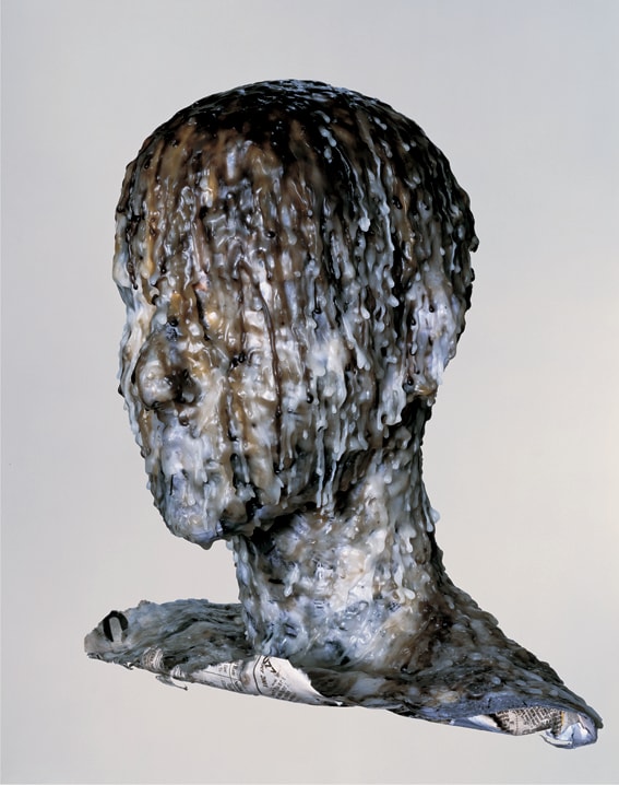 Alexander McQueen, Materials paper and wax Masquer 10