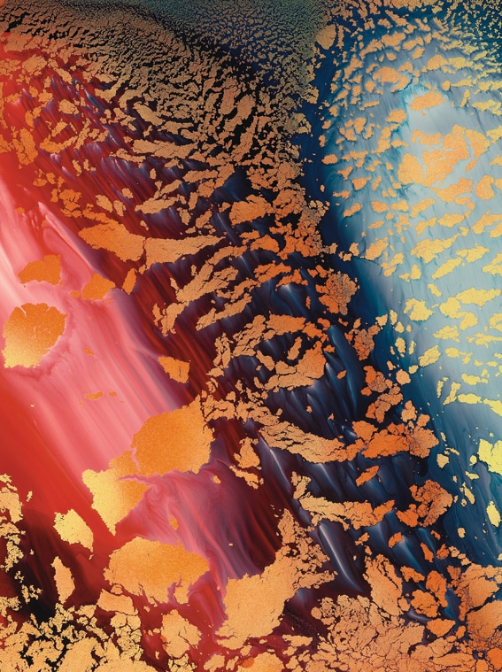 1682 by Keith Tyson, Mixed media on aluminium 5