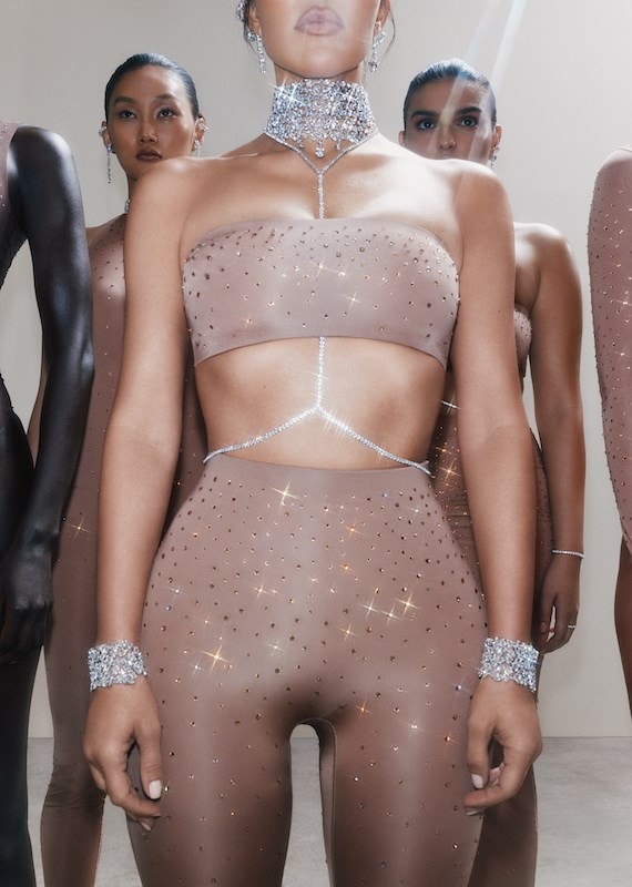 SKIMS x Swarovski Kim Kardashian collar 1