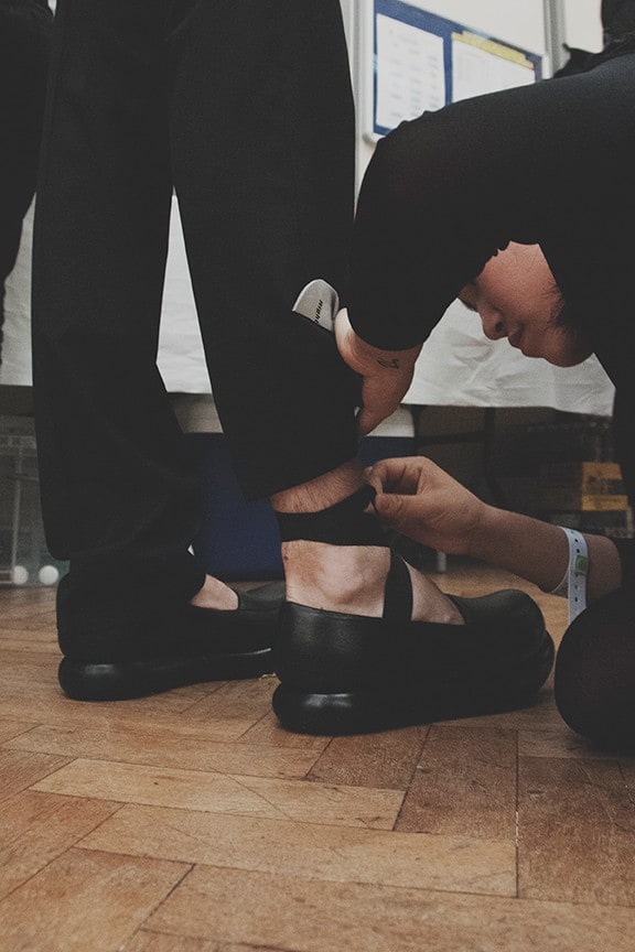 J.W. Anderson SS15 Mens collection, Dazed backstage 20