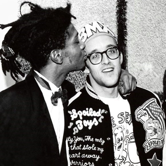 Basquiat and Keith Haring