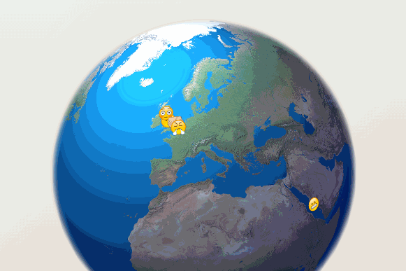 Watch this real-time emoji map of the world | Dazed