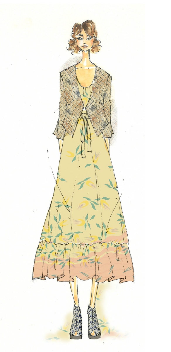 Exclusive design sketch: Suno Womenswear SS13