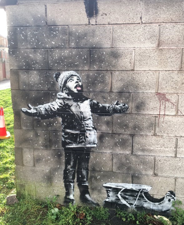 New Banksy in Port Talbot