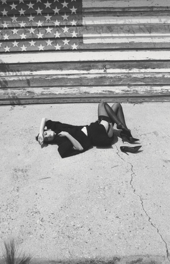  	Dolce &amp; Gabbana; Suspender belt and stockings by 6