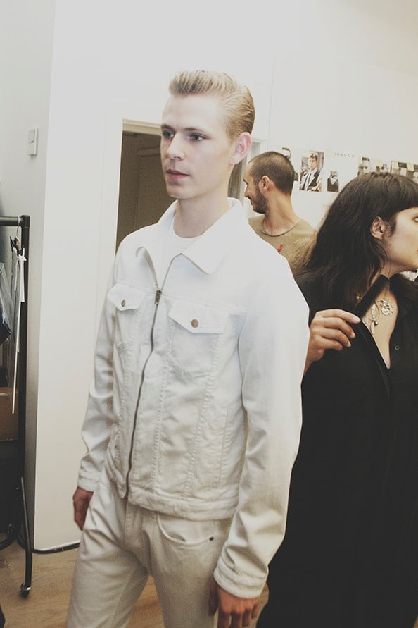 Joseph SS15 Mens collections, Dazed backstage 10